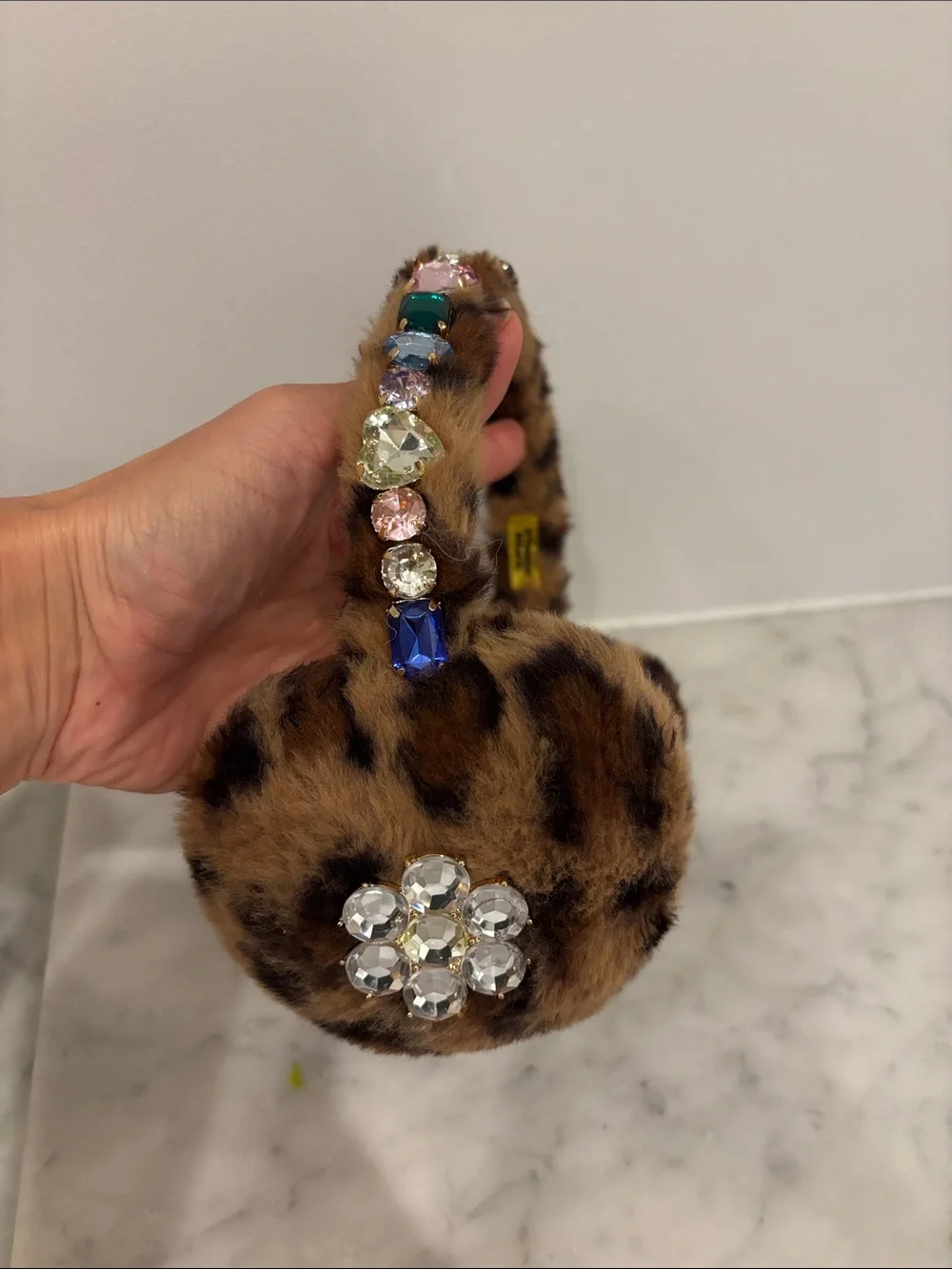 Furry Ear Muffs with gems - Super Smalls